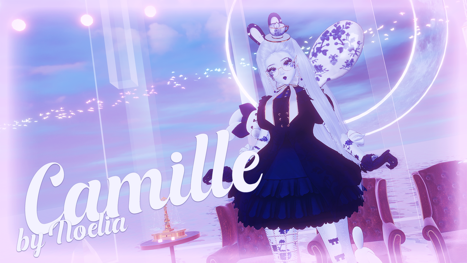 ♡ CAMILLE ♡ | VRCFT | Genderfluid Tea Party Doll | PC & Quest | VRChat Avatar