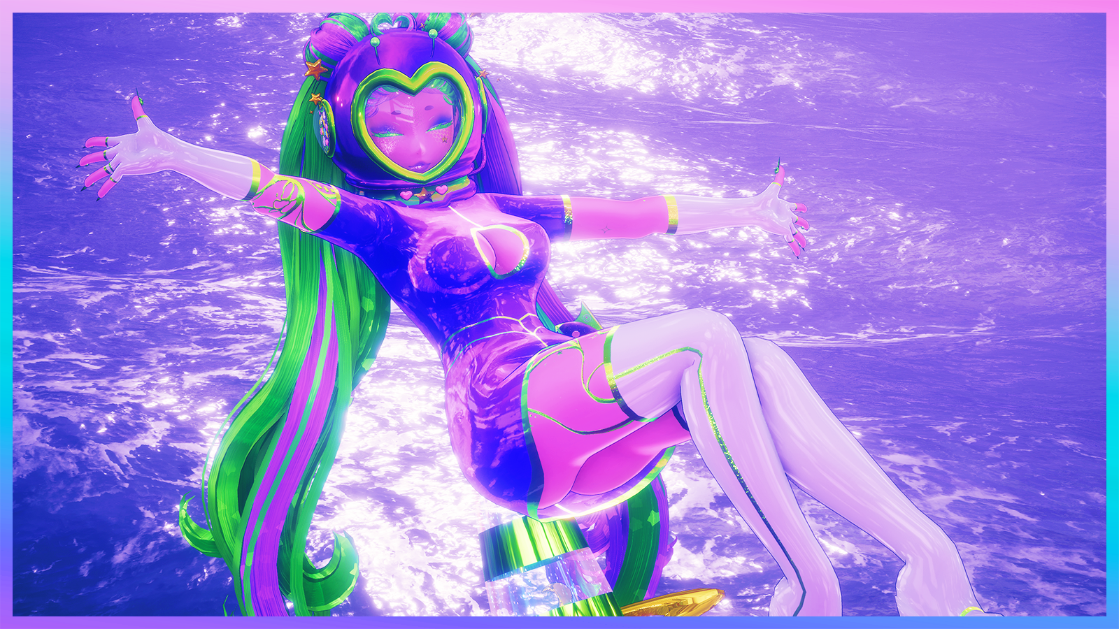 ★ AELINA ★ | VRCFT | Genderfluid Alien Kitty | PC & Quest | VRChat Avatar