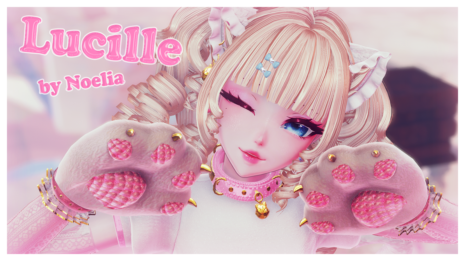 ♡ LUCILLE ♡ | VRCFT | Genderfluid Kitty Cutie | PC & Quest | VRChat Avatar
