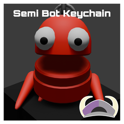 Universal Semi Bot Keychain - REPO Asset