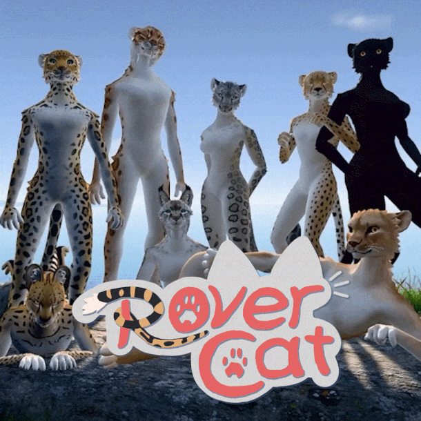 RoverCat VRChat Avatar (PC/Quest)