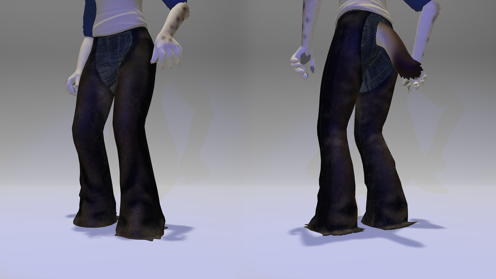 Jeans and Chaps for RoverCat