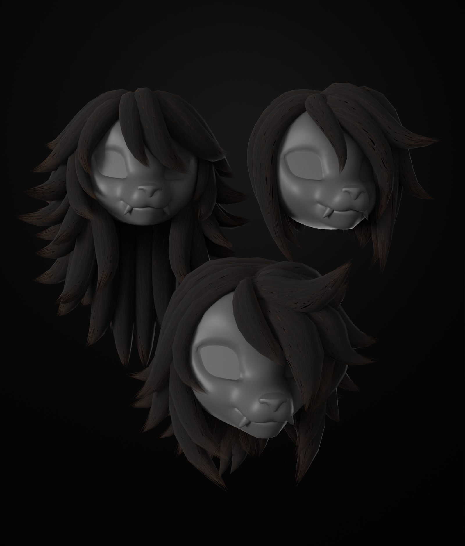 Infernal Hounds Hair Set