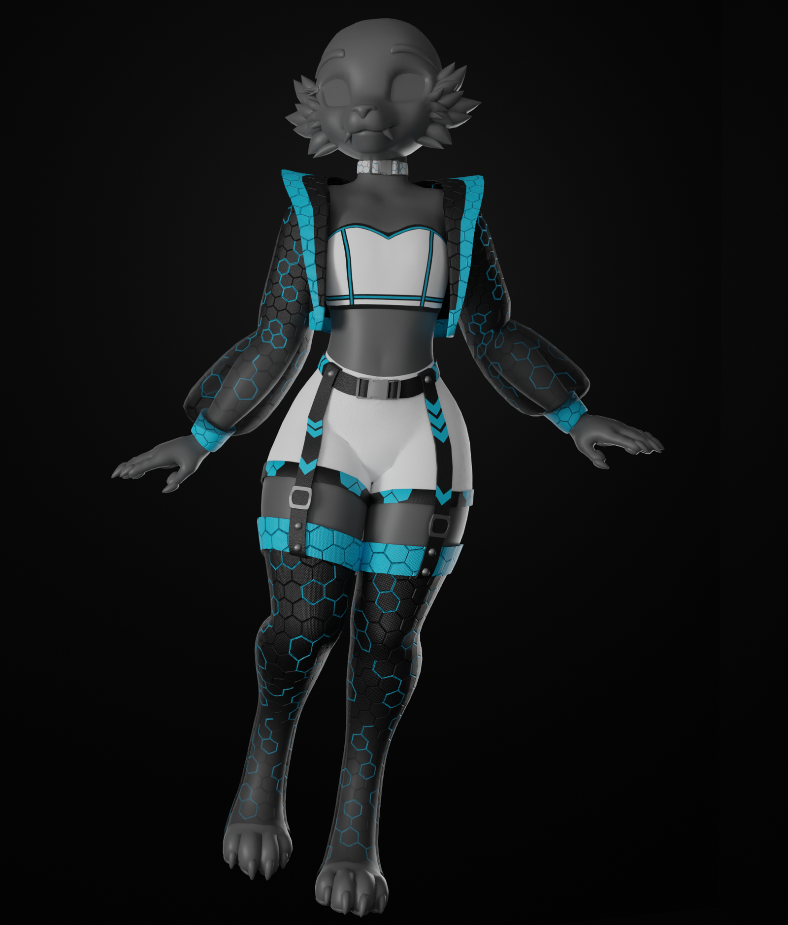 Infernal Hounds Futuristic Outfit