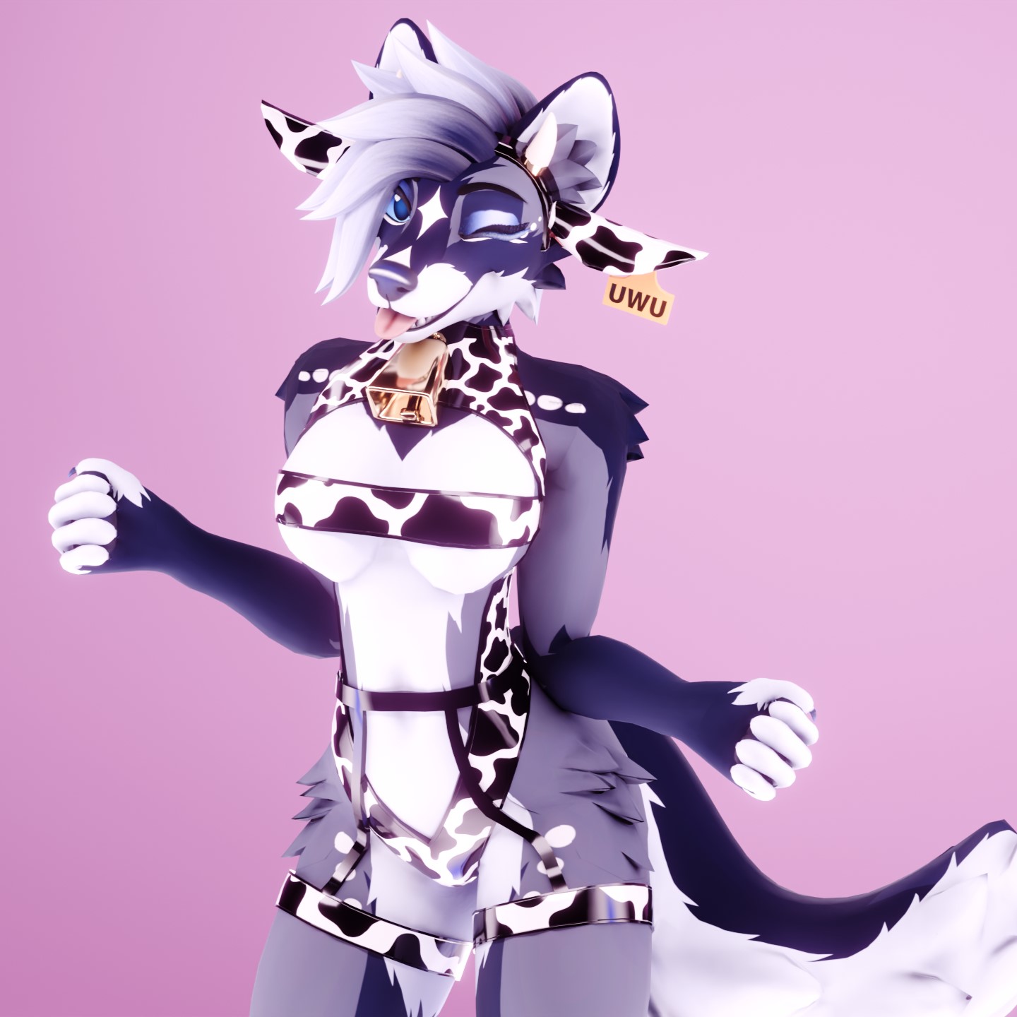 Astrawolf Cow Outfit