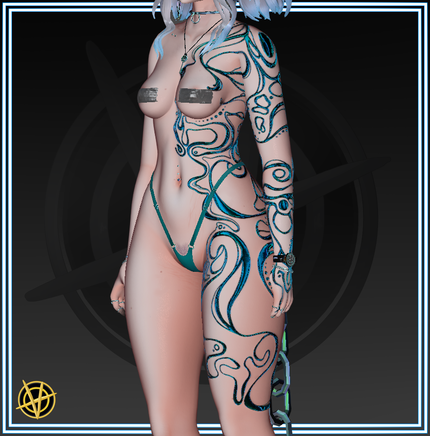 Siren's Call Tattoo || VRbase Egirl