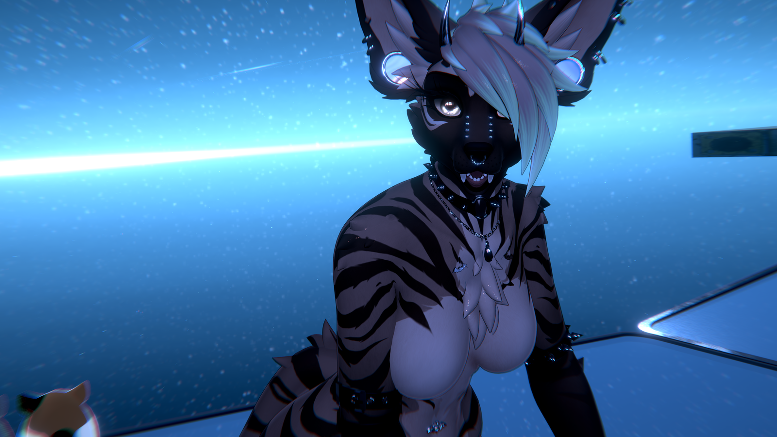 Striped Yeen - Foxipaws Nebula Textures - TAN