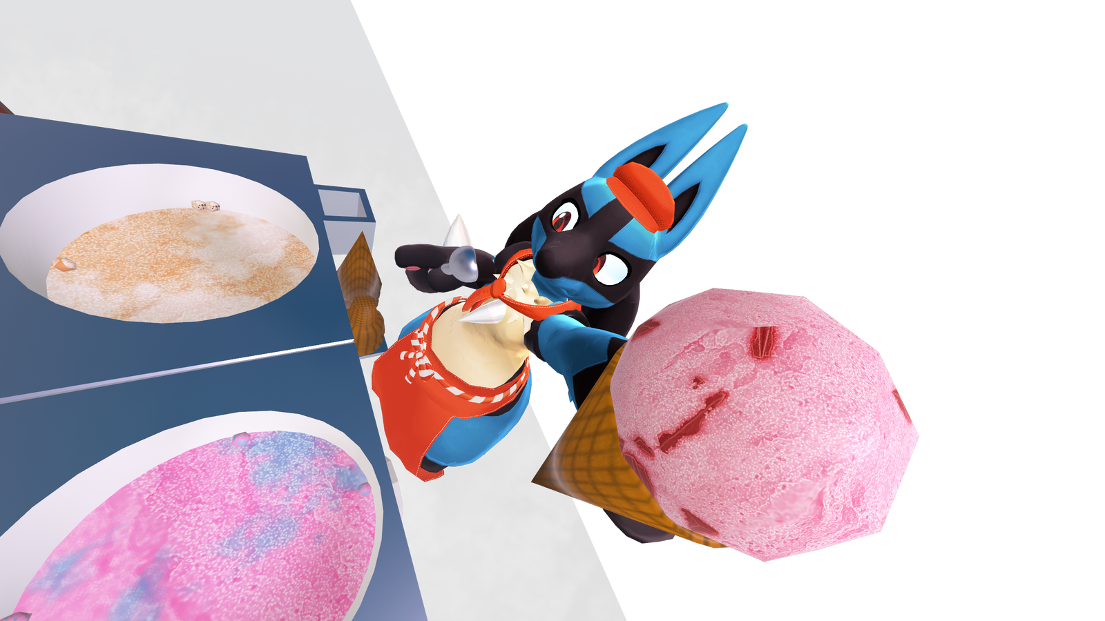 Deployable Ice Cream Stand