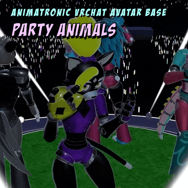 Party Animal Animatronic VRChat Avatar Base