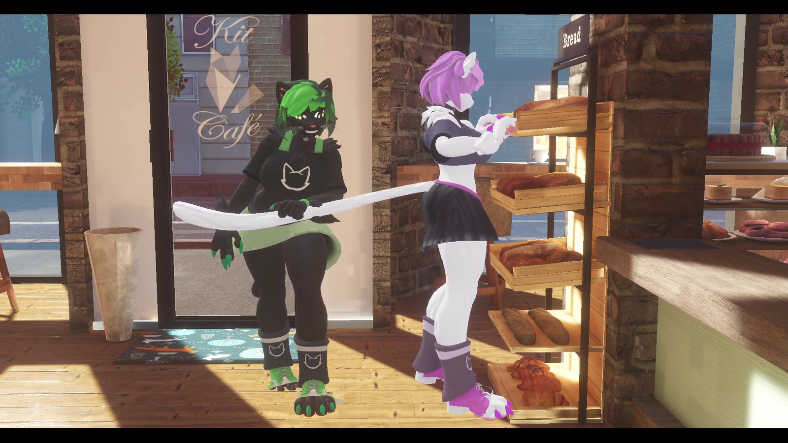 Nekomancer - Transforming Werecat VRChat Avatar