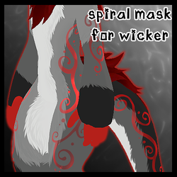 Swirly Pattern Mask For Wickerbeast