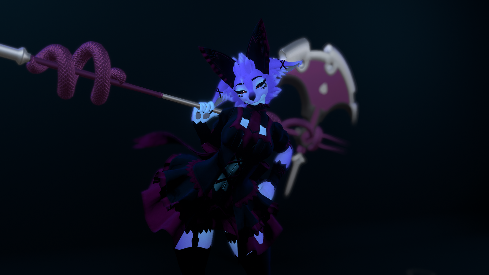 god of death dress (fox moth vrchat)