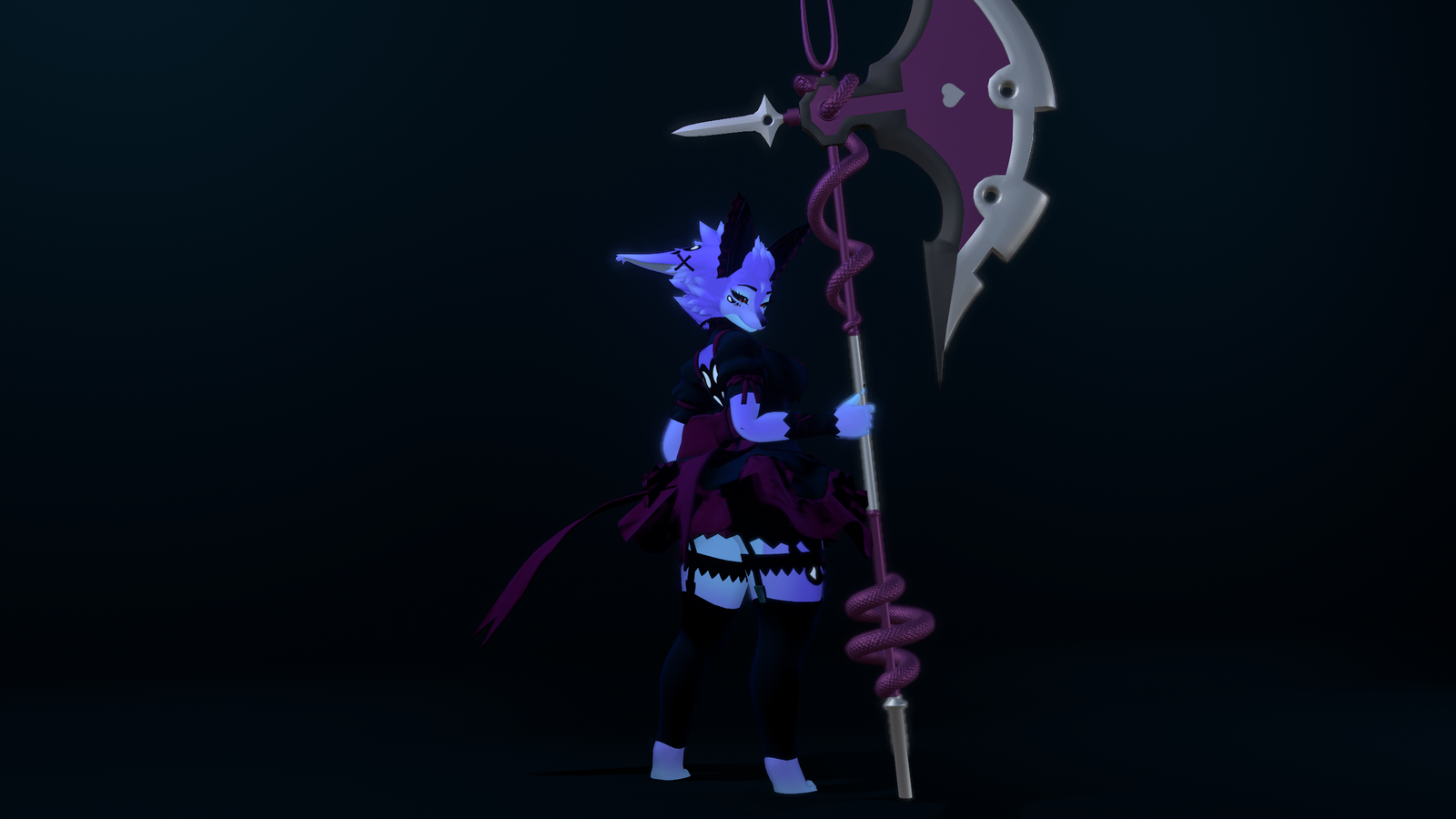 god of death dress (fox moth vrchat)