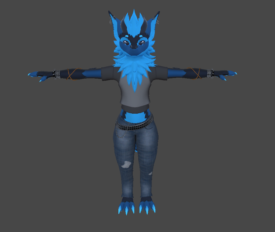 gothic nardo outfit (vrchat)
