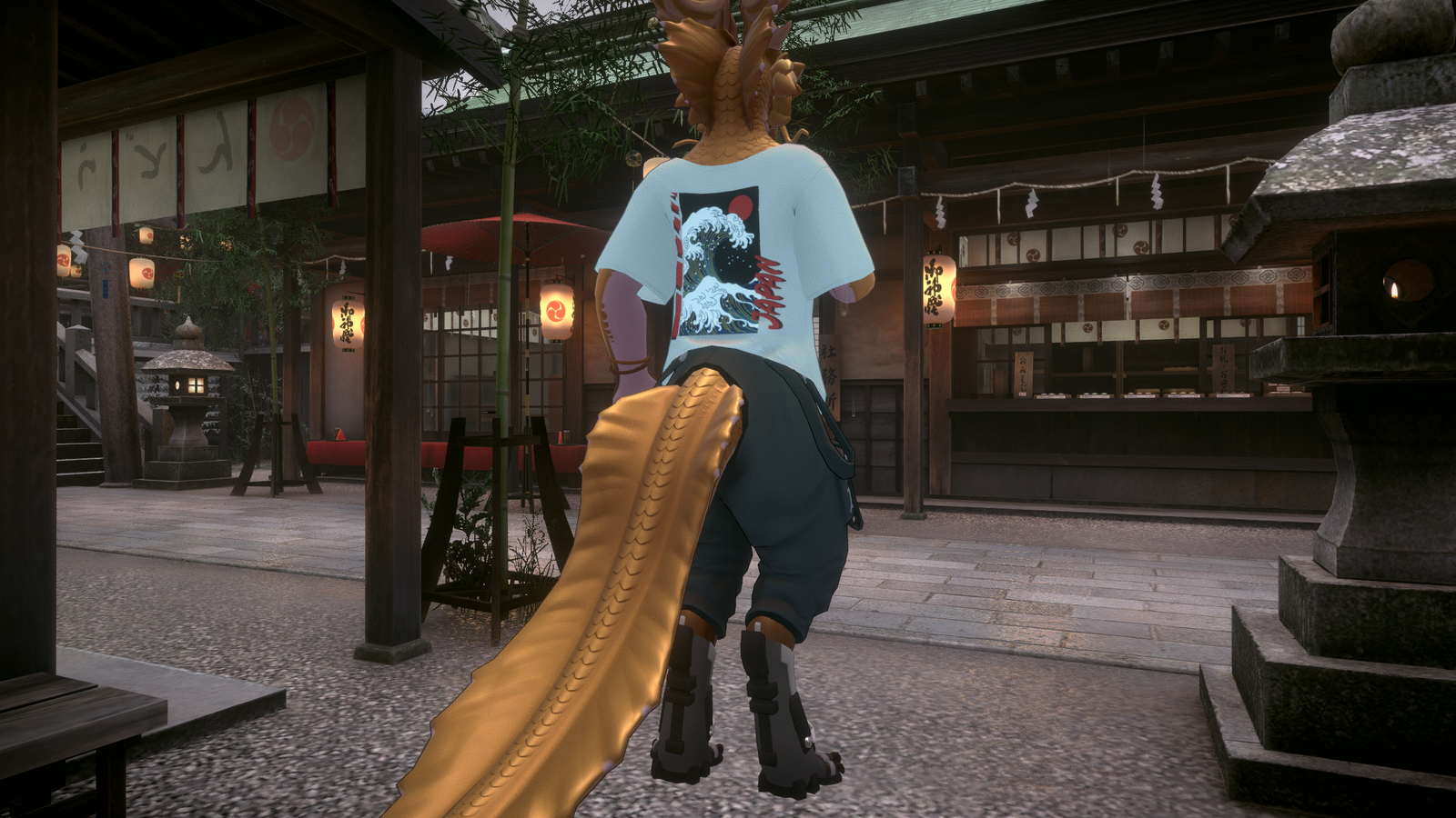 Gilded Guardian Techwear Outfit