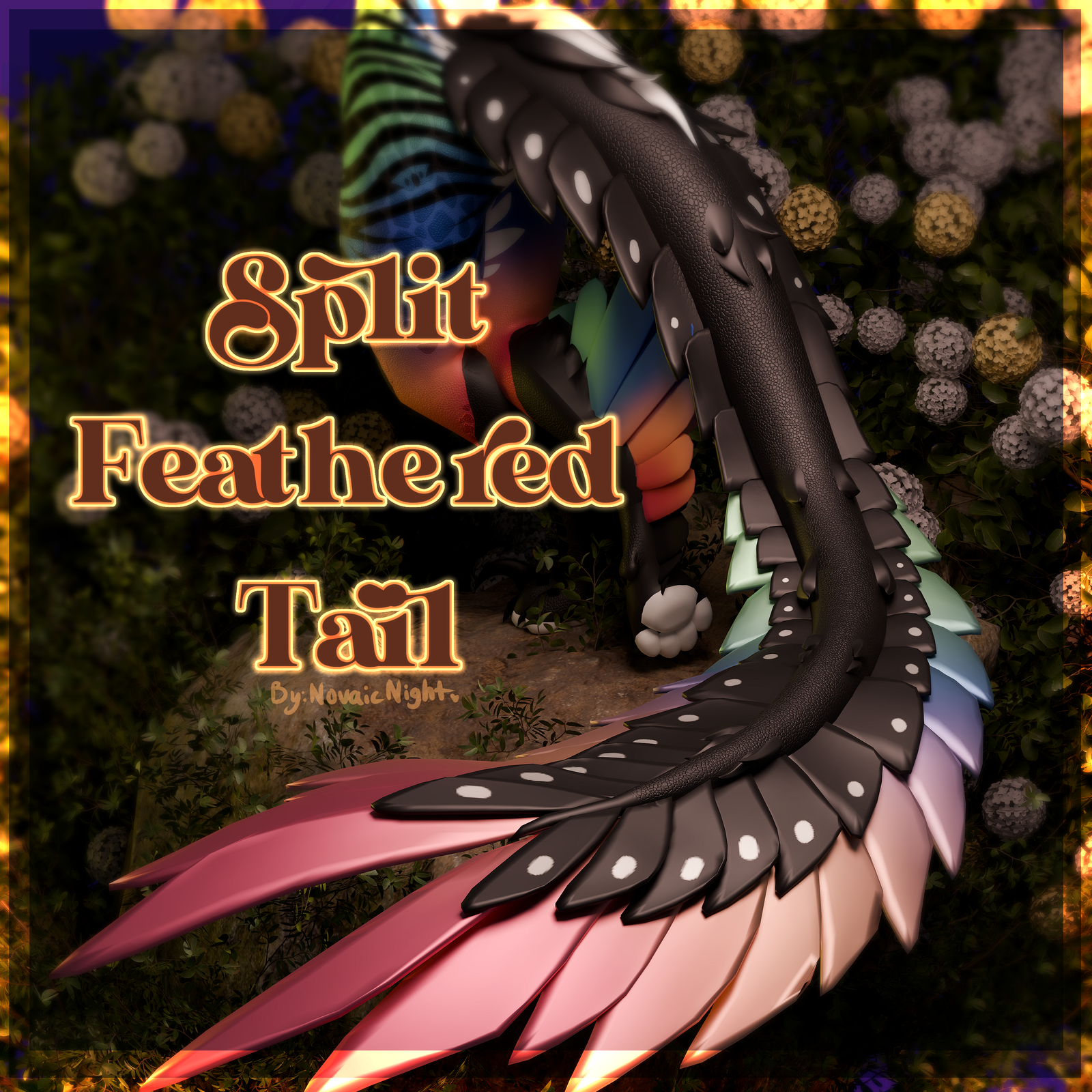 Split Feathered Tail