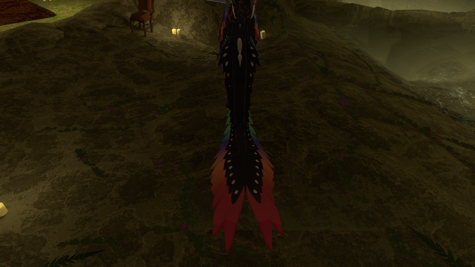 Split Feathered Tail