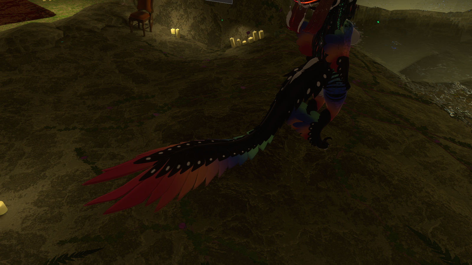 Split Feathered Tail