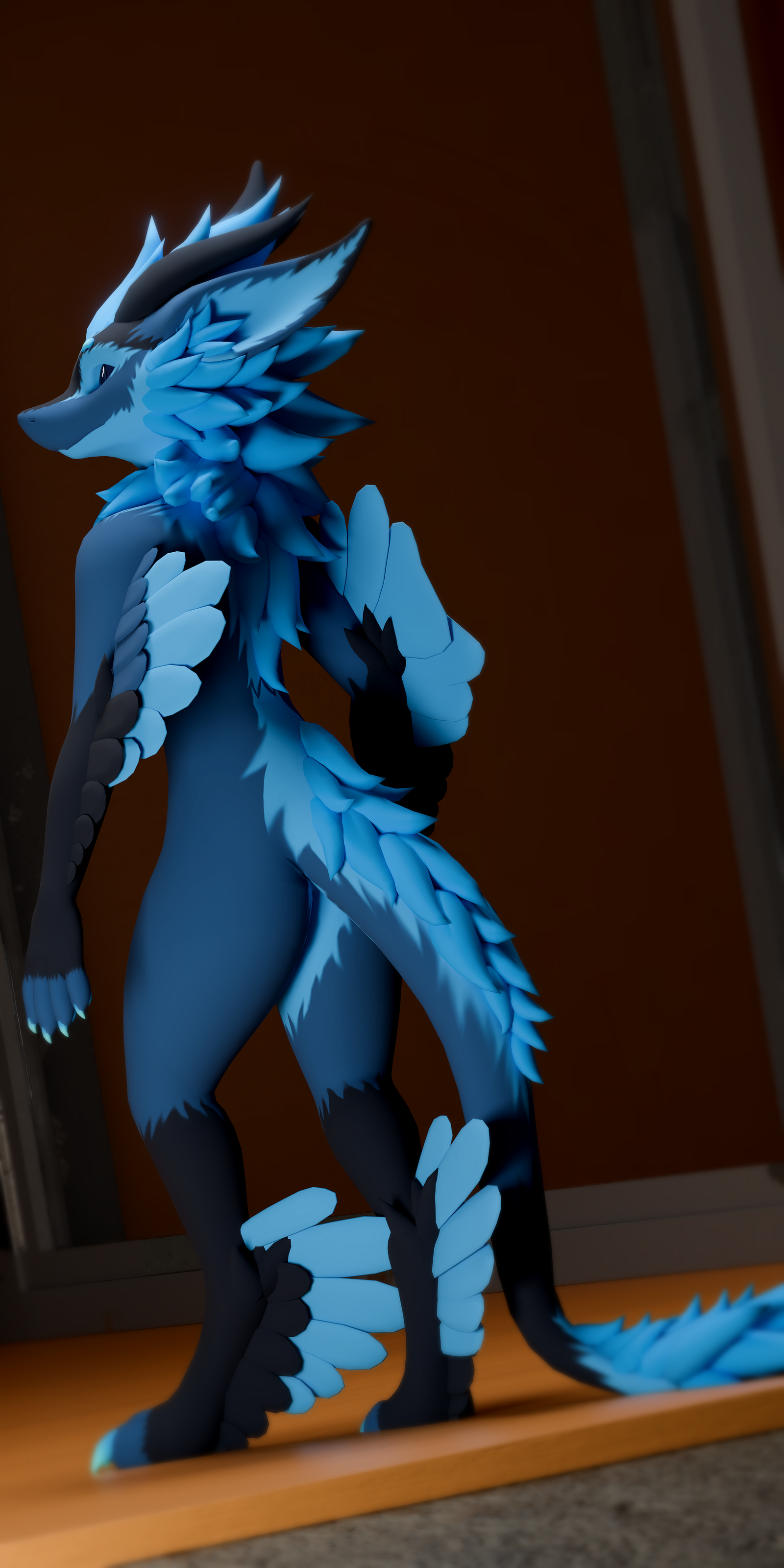 Raptor Feathers - VRChat Accessory