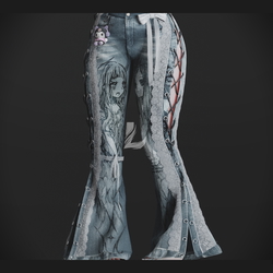 Y2K PANTS + KEYCHAIN (Personal and commercial)