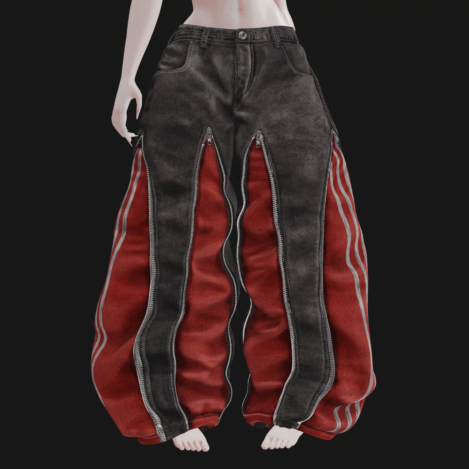 ZIPPER JEANS (Personal and commercial)