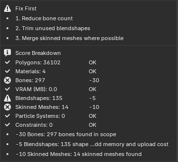 VRChat Avatar Analyzer