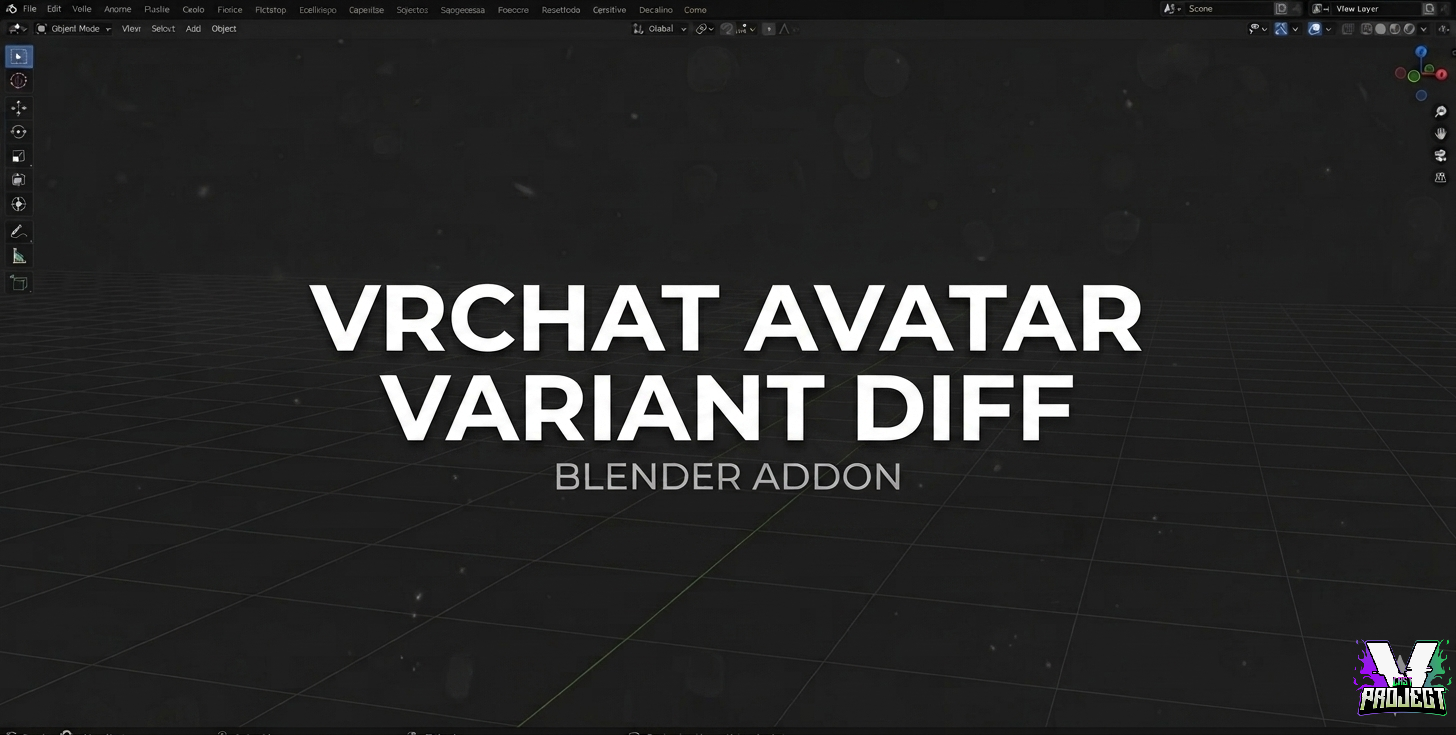 VRChat Avatar Variant Diff