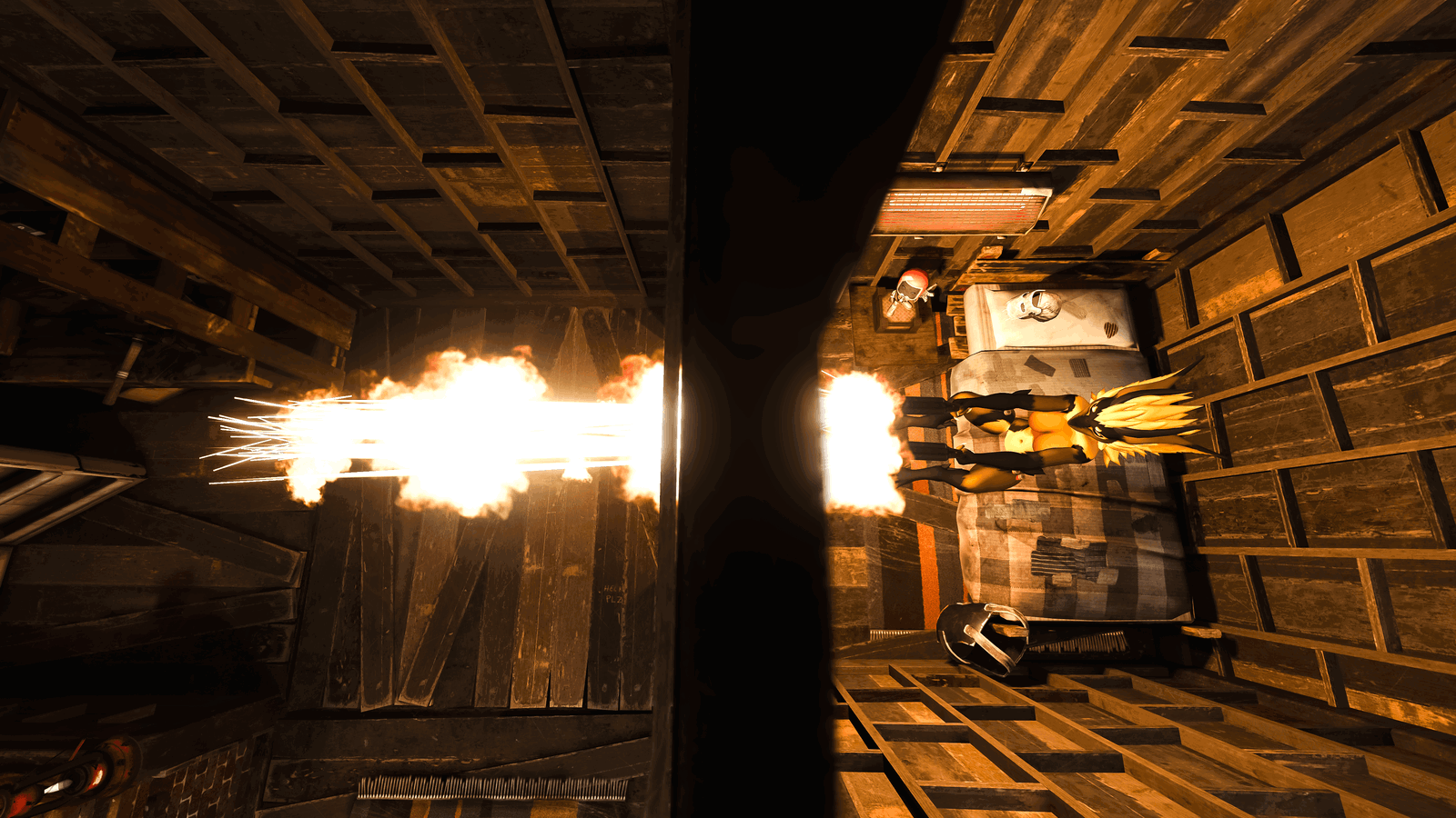 Dual Double Barrel Shotguns