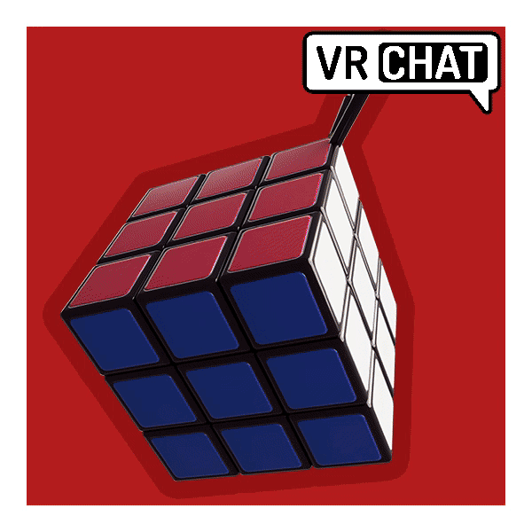 Rubiks Cube Ear Ring & Spring Joint (Animated)