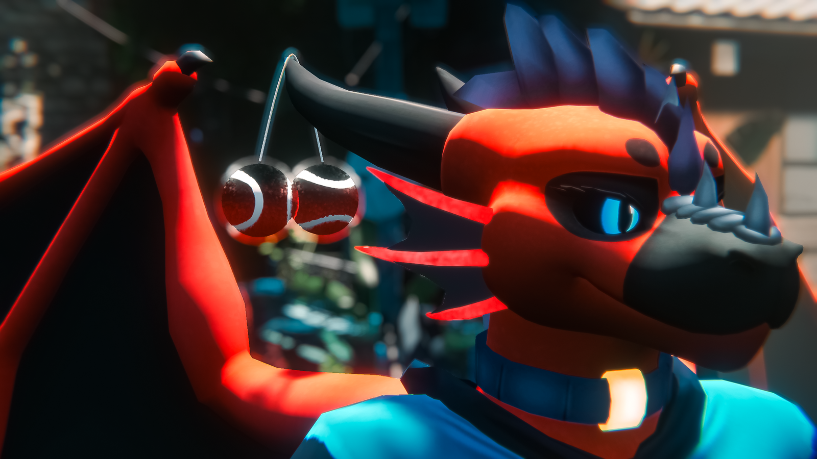 Fuzzy Tennis Ball Accessory