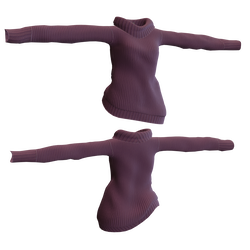 Free oversized turtleneck sweater