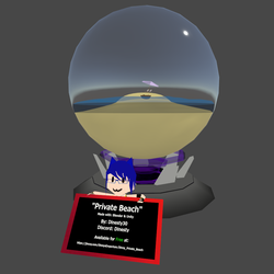 "Private Beach" Art piece 