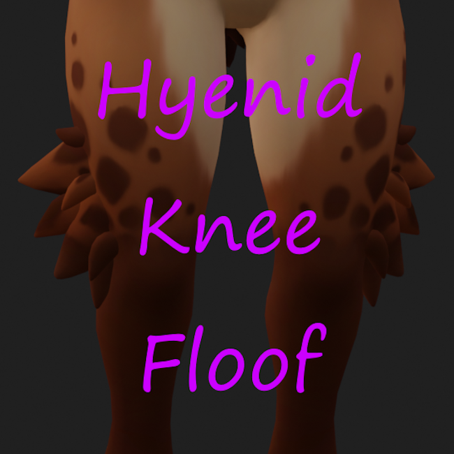 Hyenid Knee Floof (VRCFury)