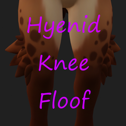 Hyenid Knee Floof (VRCFury)