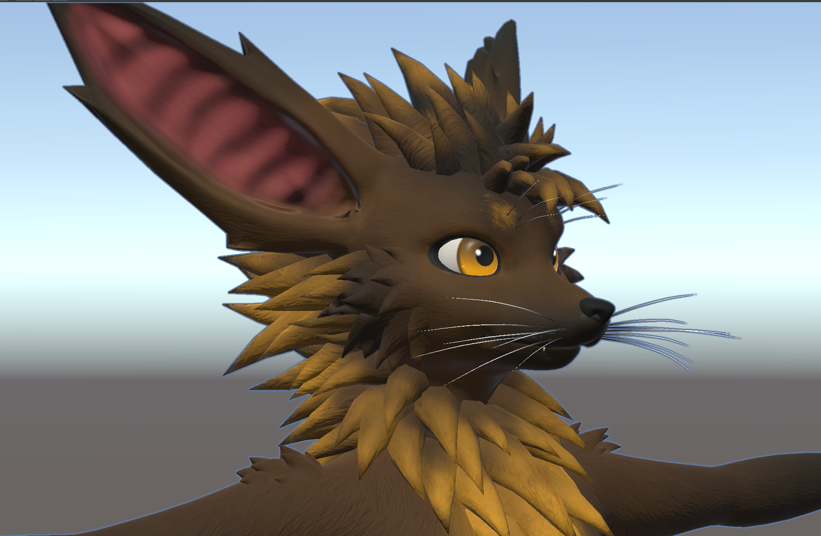 Neo's Muspo Bat Cheek Floof (VRCFURY)