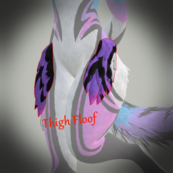 Magpie N Rex Thigh Floof (VRCFURY)