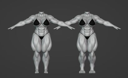 Body: Muscular Amazon