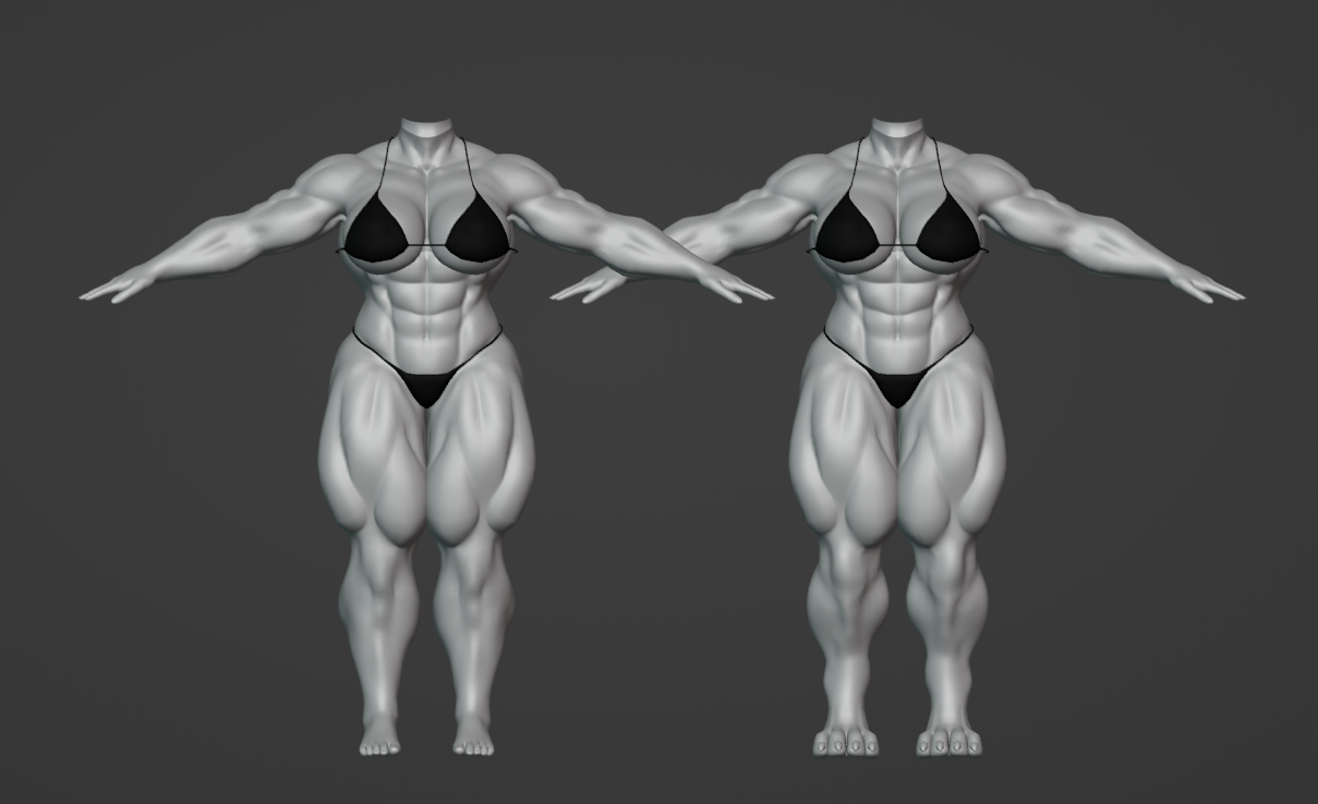 Body: Muscular Amazon