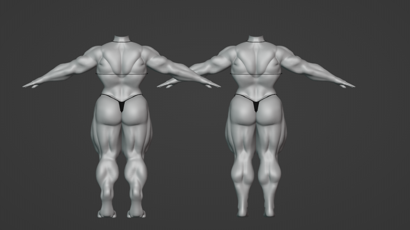 Body: Muscular Amazon