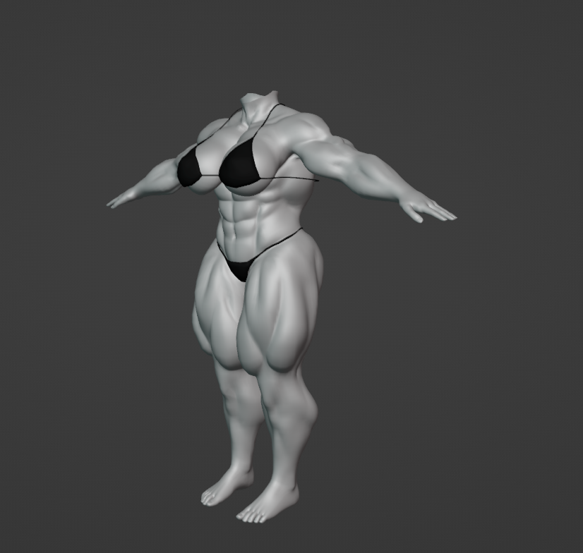 Body: Muscular Amazon