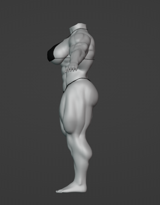 Body: Muscular Amazon