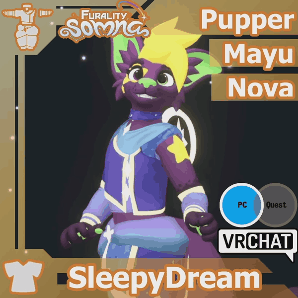 Sleepy Dream Outfit Furality Somna (Pupper Mayu NovaBeast)