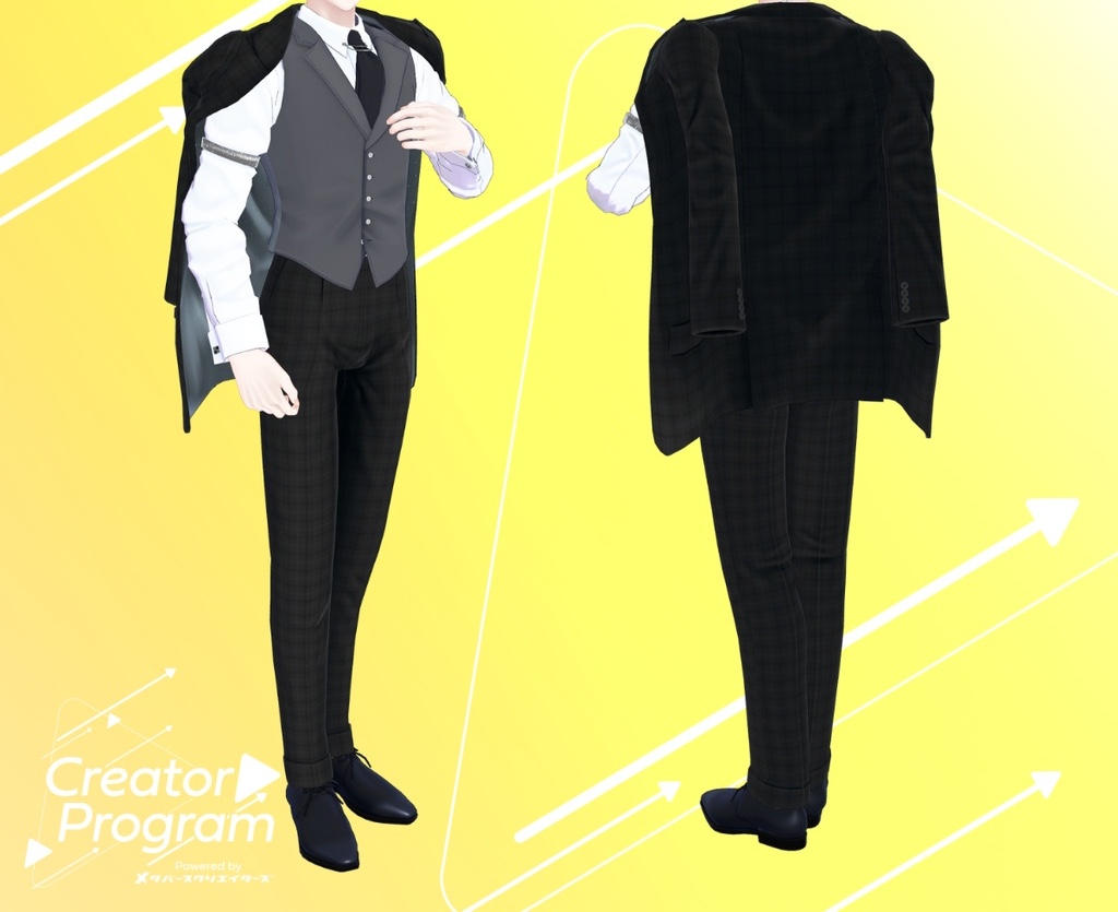 Elegant Drape Suit Set