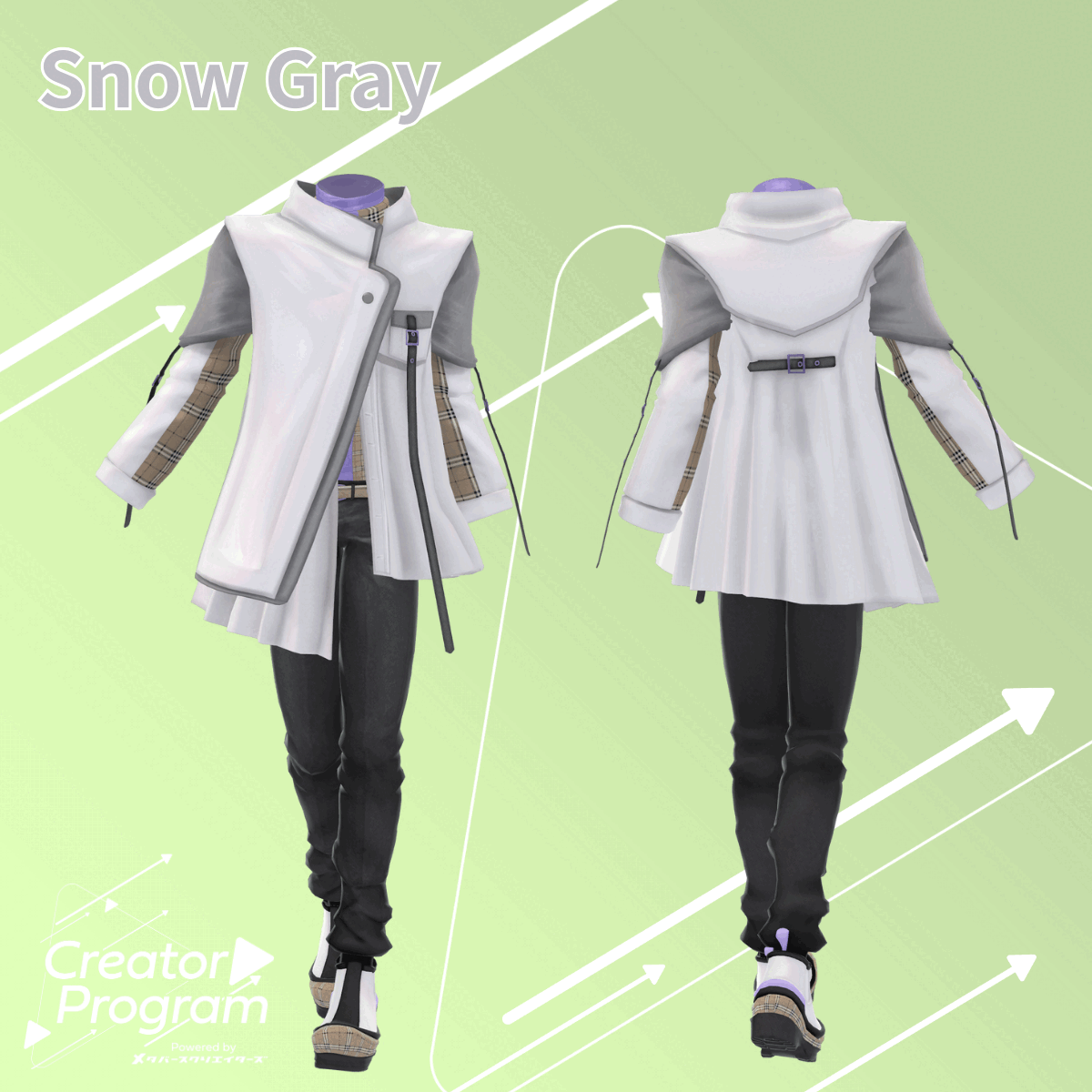 Asymmetry Pleats Coat Outfit (3 colors included)