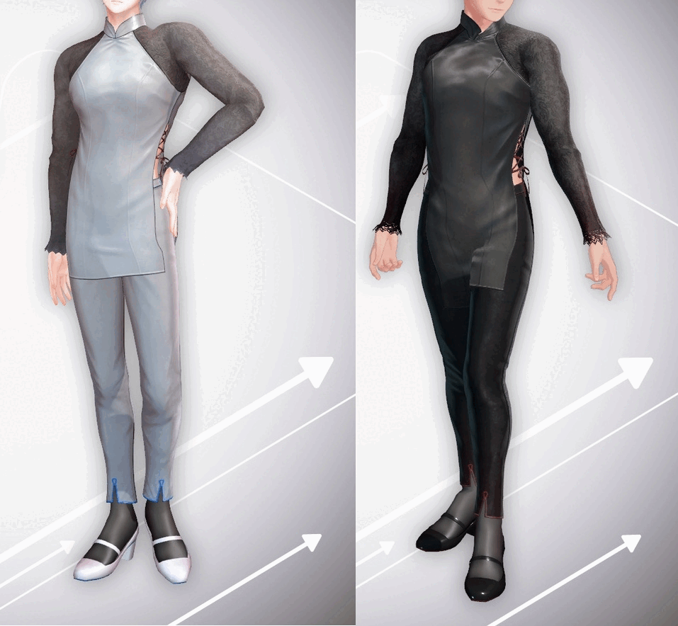 Eastern Song (Ao Dai-inspired satin Eastern-style outfit)