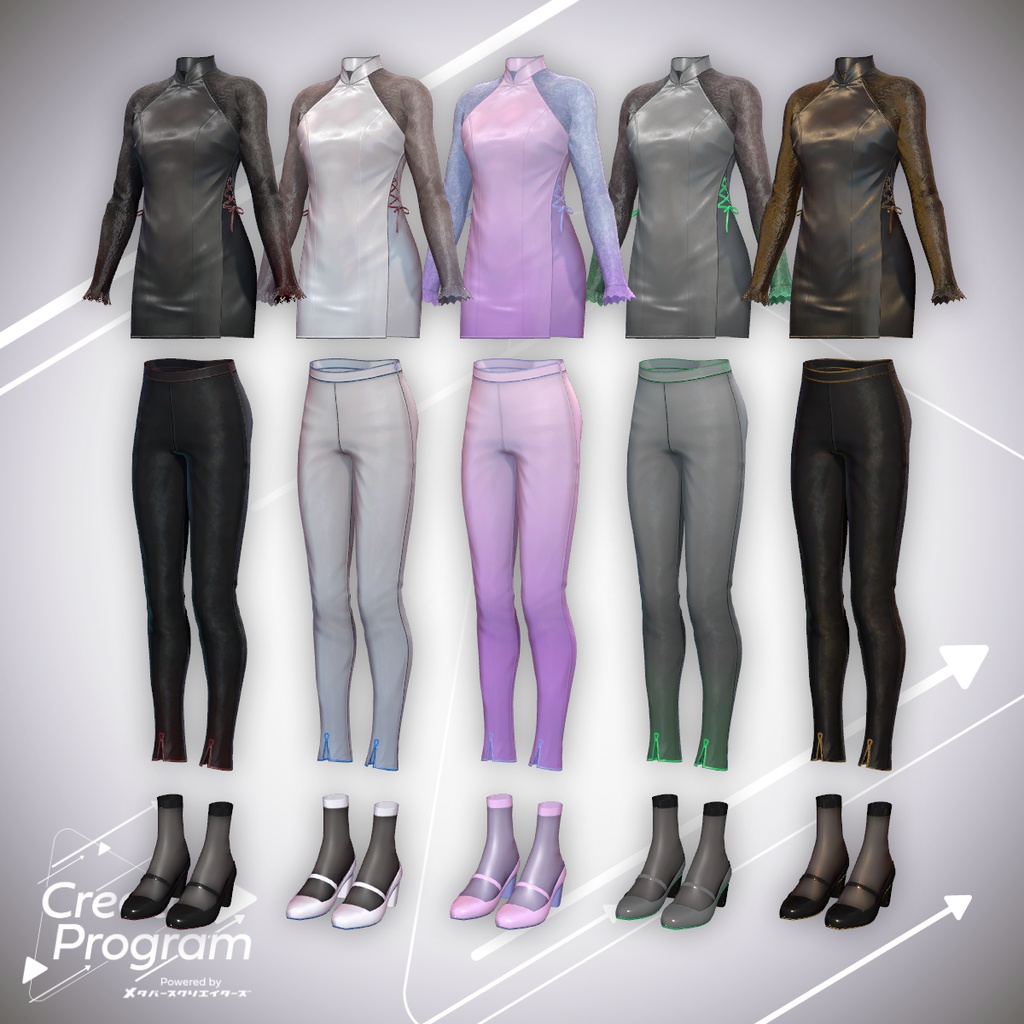 Eastern Song (Ao Dai-inspired satin Eastern-style outfit)