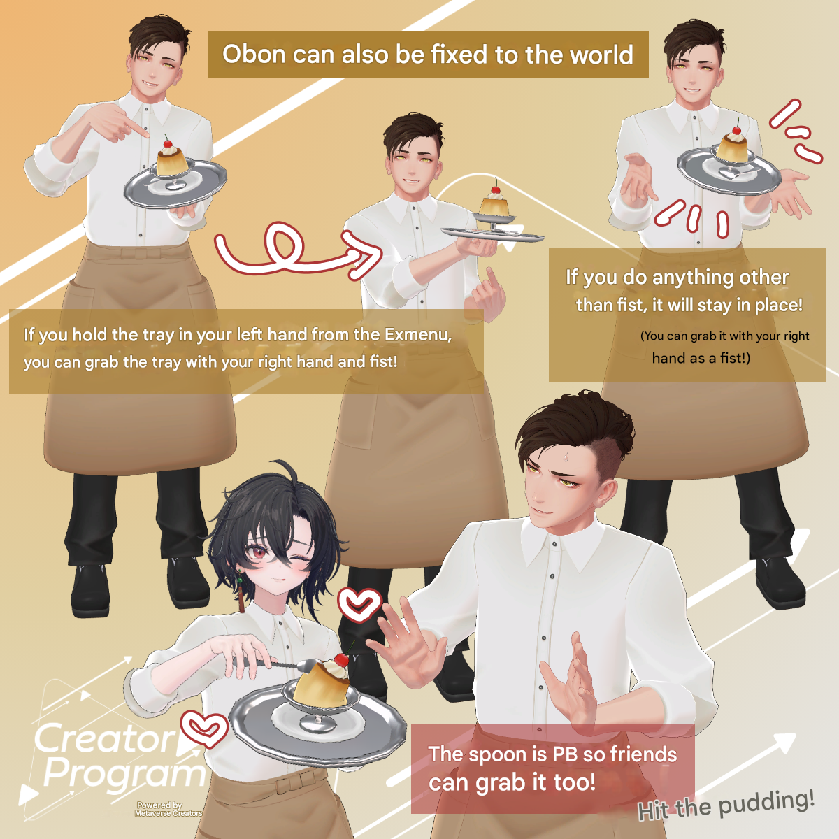  Stylish Café Uniform (Plate and Pudding included)