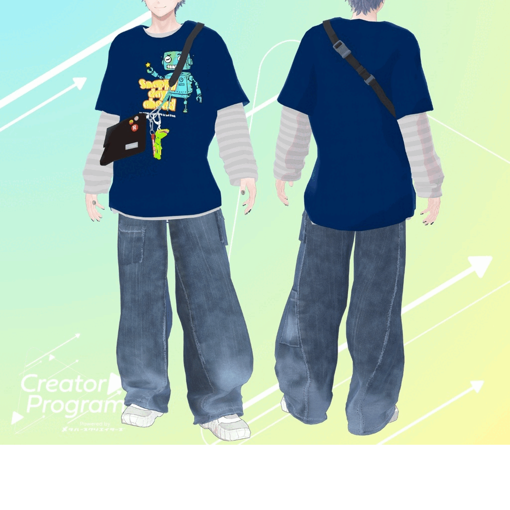 SnappyDayAhead Casual T-shirt & Jeans set - By marchmaru / CP9