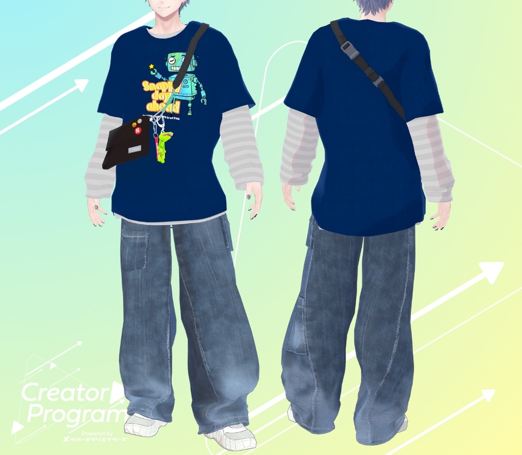 SnappyDayAhead Casual T-shirt & Jeans set 