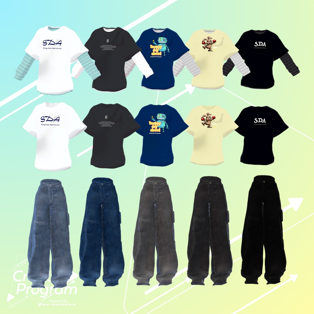 SnappyDayAhead Casual T-shirt & Jeans set 